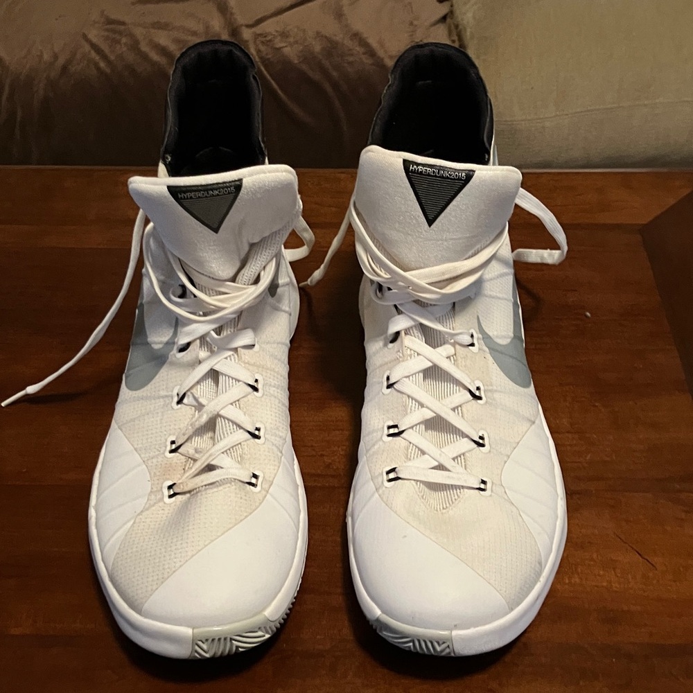 Nike White and Gray Sneakers